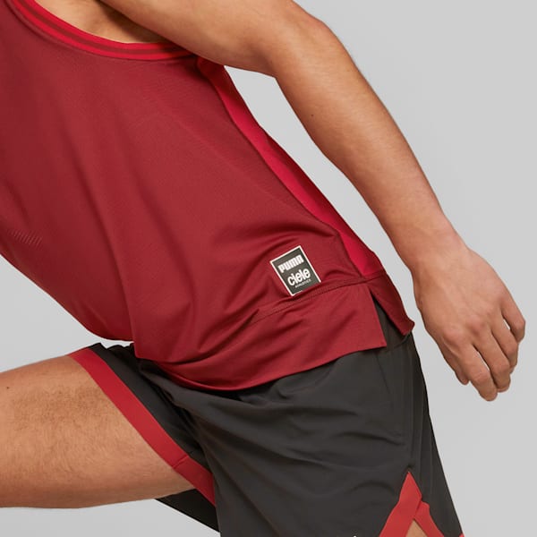 Playera de running sin mangas para hombre PUMA x CIELE, Intense Red, extralarge